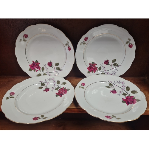 312 - 4 large polish dinner plates