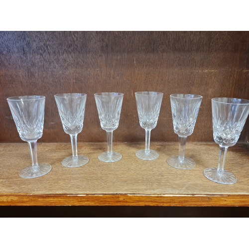 016E - Set of 6 Waterford crystal sherry glasses