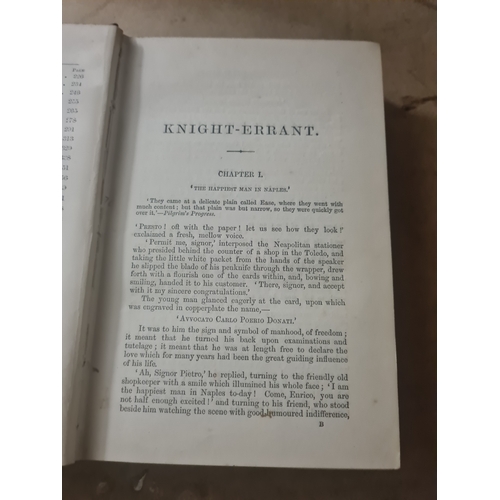 10I - knight-errant,: a novel  edna lyall hard back 1888