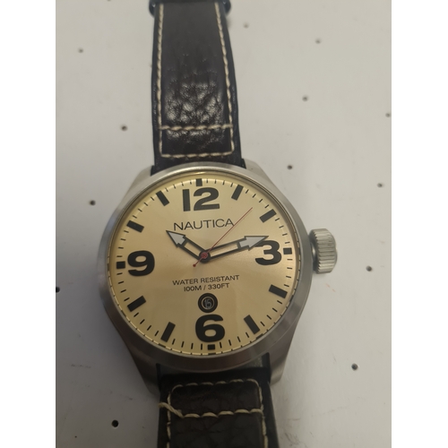 125 - Large nautical gents watch