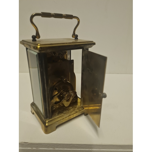 1D - Vintage french bayard brass clock very heavy