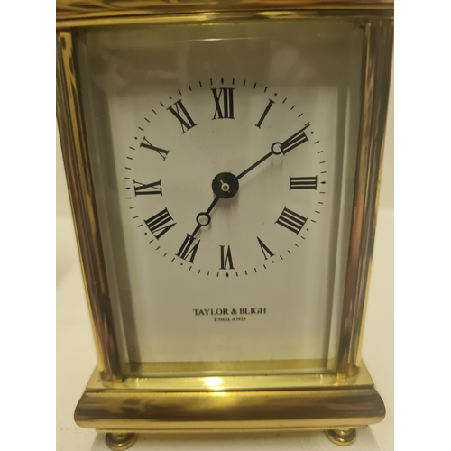 10B - Vintage Taylor & bligh brass clock