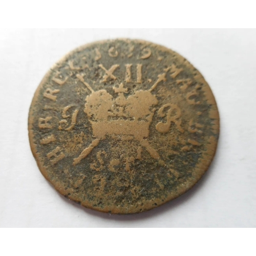 7J - Vintage james II ireland gunmoney