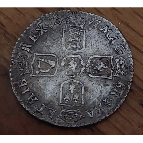 5T - Silver Coin 1697 William III