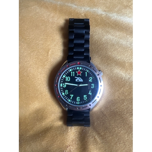 4H - 1980s Russian tank watch working eaglemoss