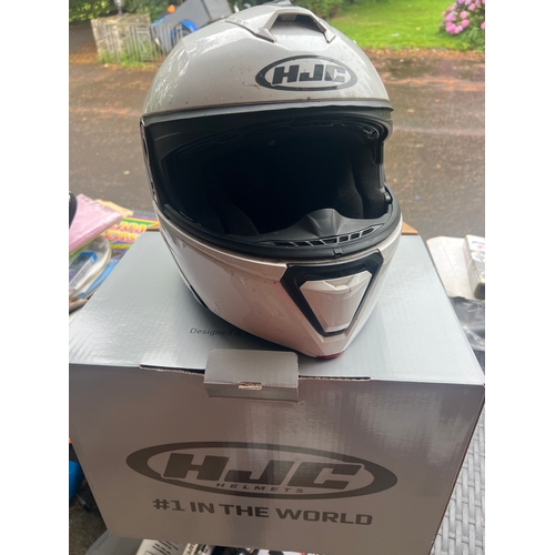 5B - Boxed motorcycle helmet