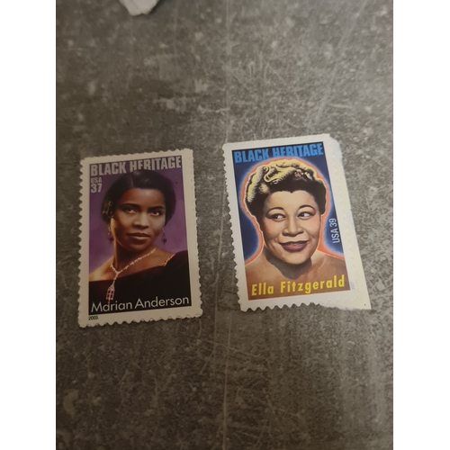 283 - Black heritage stamp lot