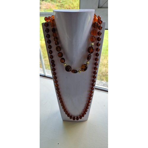 2Q - Amber necklaces