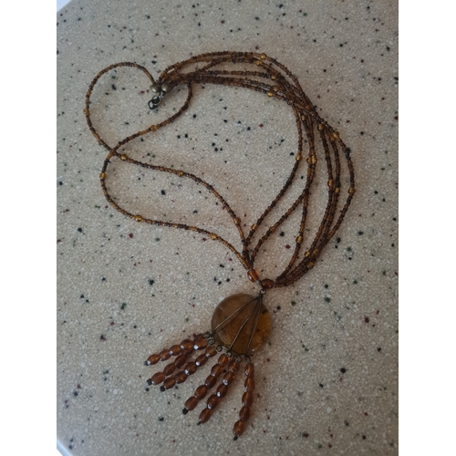 1X - Antique amber chain