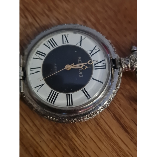 02L - Vintage saxon 17 jewels pocket watch