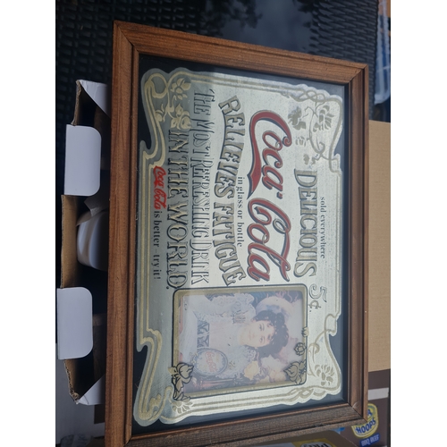 1F - Original coca cola mirror