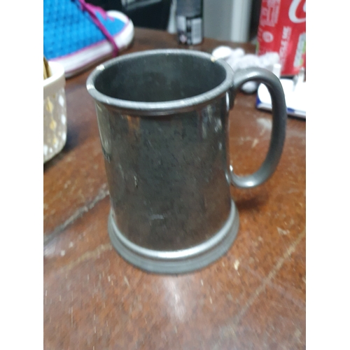 873 - Cornish Pewter tankard