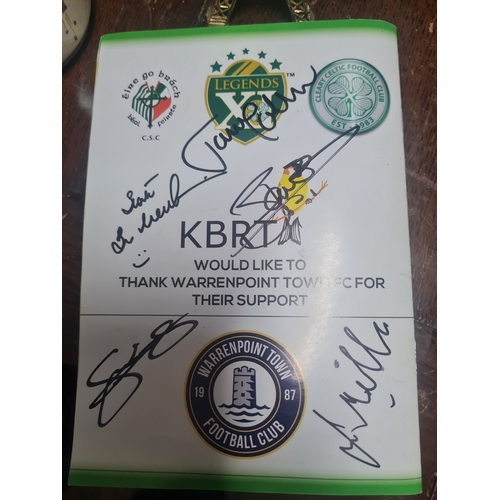 06Y - Signed celtic fc programme