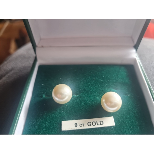 885 - 9ct gold earings