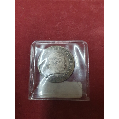 1I - George III half crown 1817