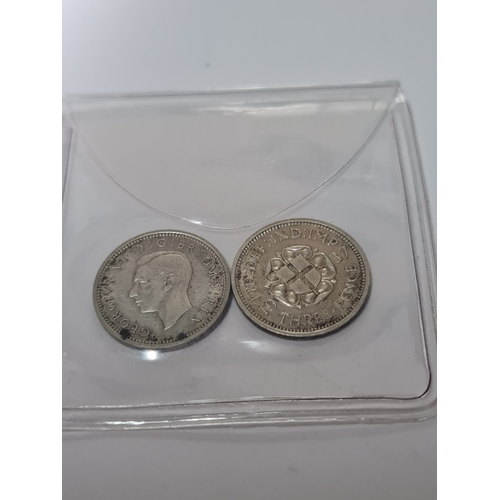 05D - 2 silver vintage coins