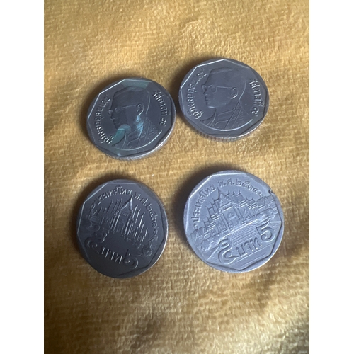 57 - Bundle of Thailand coins