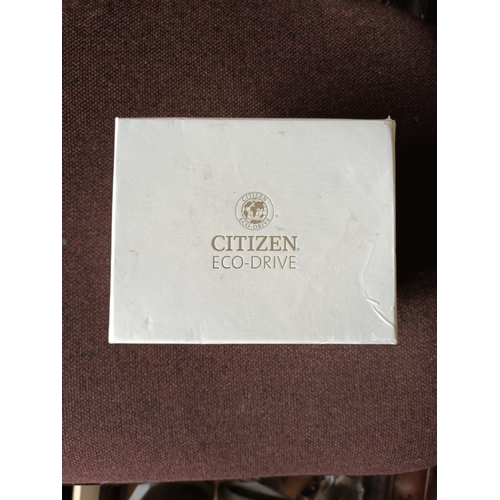 195 - Genuine Citizen Eco Drive Watch Box very good condition