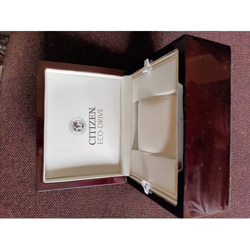 195 - Genuine Citizen Eco Drive Watch Box very good condition