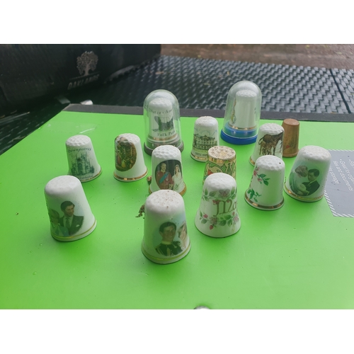 310 - Collection of thimbles