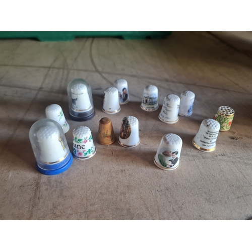 383 - Collection of thimbles