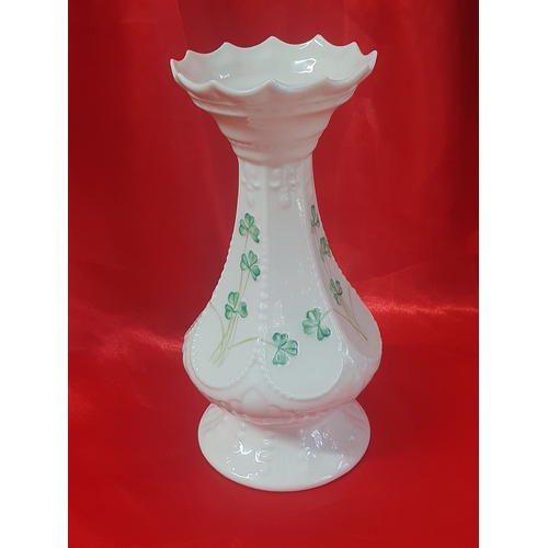 526 - Belleek Island vase