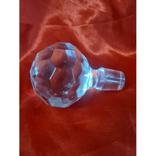 674 - Waterford crystal stopper