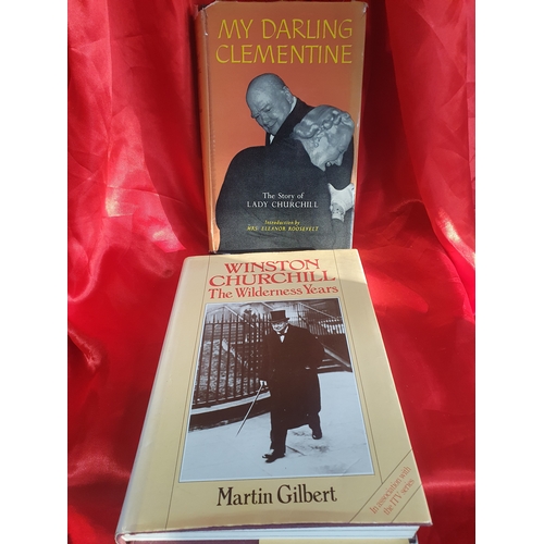 727 - 2 Winston Churchill hardback books