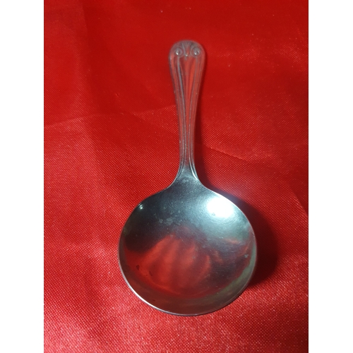 808 - Solid nickel spoon