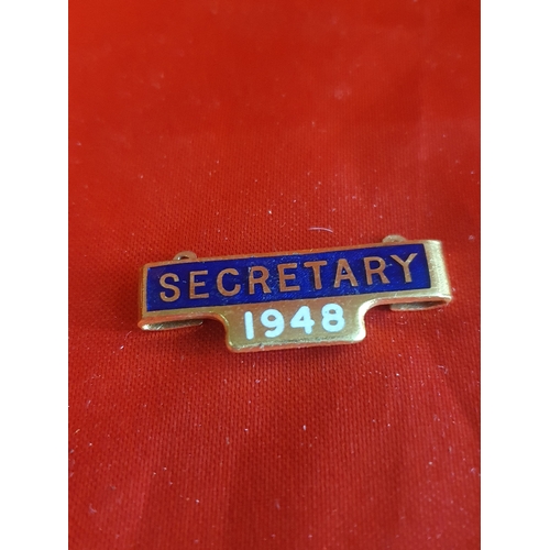 188G - Secretary 1948 badge