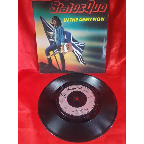 7 - Status quo in the army now vinyl 45