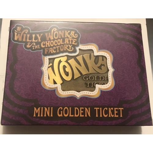 013 - Willy Wonka Mini Golden Ticket  Ingot