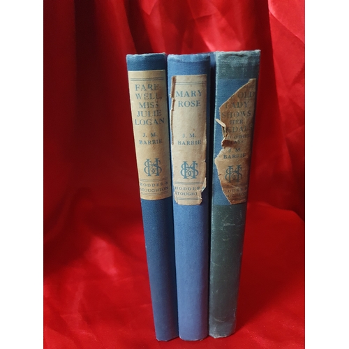 8E - Vintage set of books the play of j m barrie