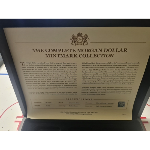 33R - Morgan dollar display case