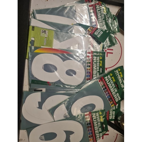 12P - Lot of bin numbers