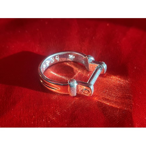 7R - Sterling silver BeadIt ring base.