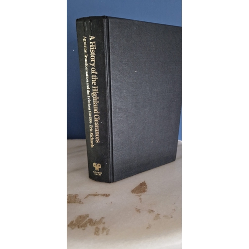 753 - A history of the Highland clearances.  Hardback