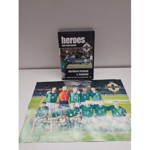 766 - Heroes northern ireland beating England plus poster