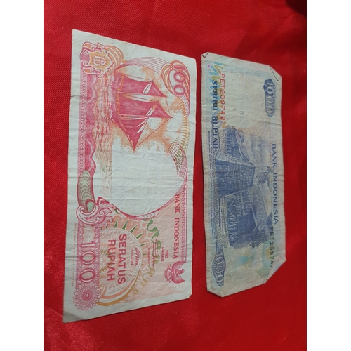 13 - 2 bank of Indonesia bank notes