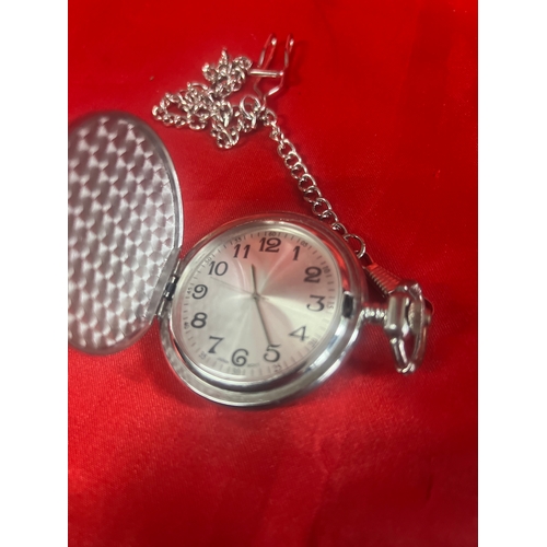 25 - Train theme pocket watch pwo