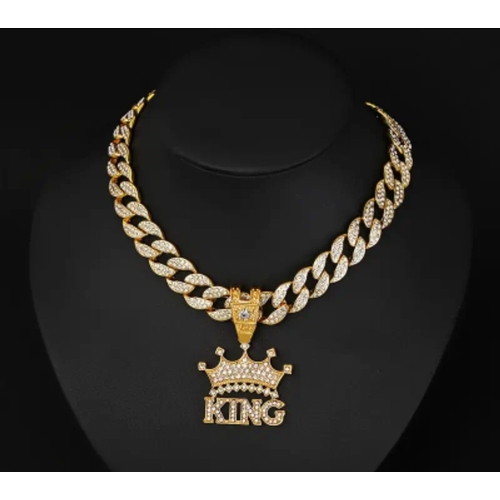 13P - Cuban necklace & pendant king