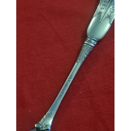 134 - Vintage stamped butter knife