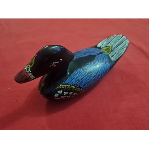 012O - Vintage wooden duck