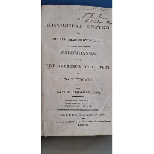 58 - Historical letter to Rev Charles O'Conor