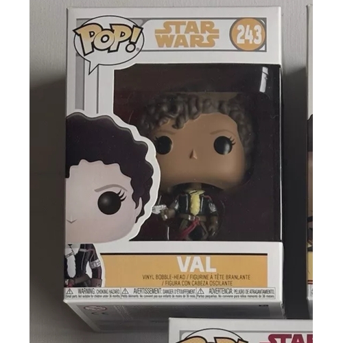 76 - Boxed star wars funko pop