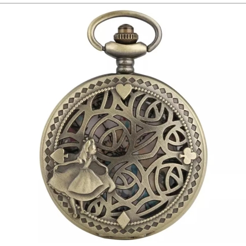 012W - Alice In Wonderland Pocket Watch