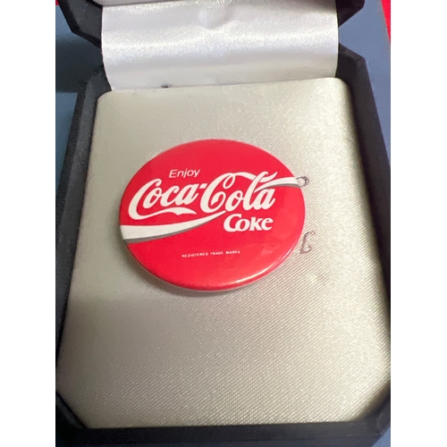 63F - Vintage Coca Cola badge