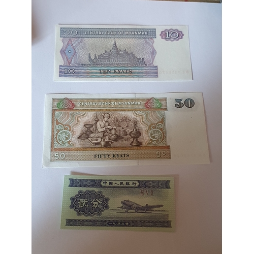 78M - Collection of uncirculated Foreign Banknotes