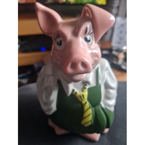 407 - Vintage wade large pig money box