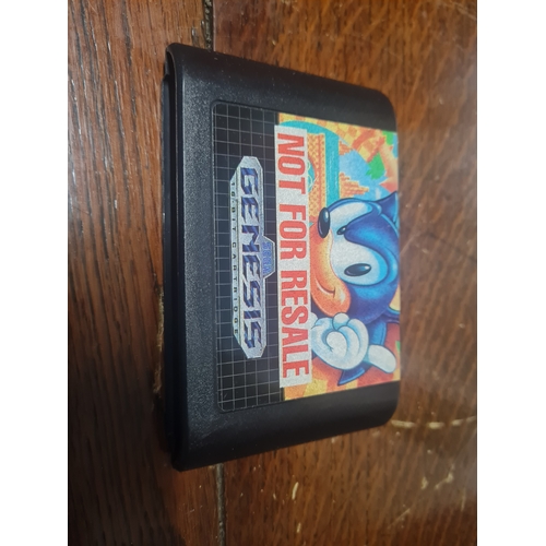 4D - Vintage sonic the hedgehog sega game